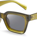 Classic Women Sunglasses Fashion Thick Square Sun Glasses Chunky Frame