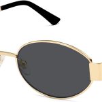 Retro Oval Sunglasses for Women Trendy Classic Shades UV400 Protection