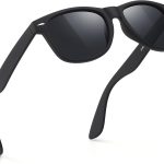 Sunglasses Men Polarized Sunglasses for men and Women,Black Retro Sun Glasses Driving Fishing UV Protection