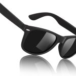 Polarized Sunglasses for Men and Women, Retro Square Matte Finish UV400 Protection Shades for Driving, Fishing