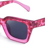 Classic Women Sunglasses Fashion Thick Square Sun Glasses Chunky Frame