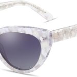 Trendy Polarized Women Sunglasses: Retro Cateye Shades for Ladies - Sun Glasses with UV400 Protection