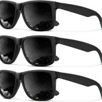 Sunglasses Men Polarized Sun glasses for men Women Classic Matte Black Frame UV Protection 3pack